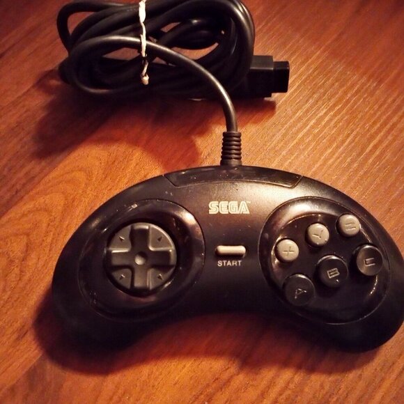Sega Genesis OEM Controller {Cleaned and Working} (Used) - Picture 1 of 10